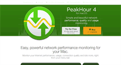 Desktop Screenshot of peakhourapp.com